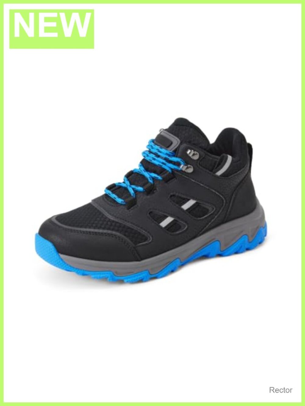 Kids Waterproof Hiking Boots Ankle Pull-Tab Outdoor Traction